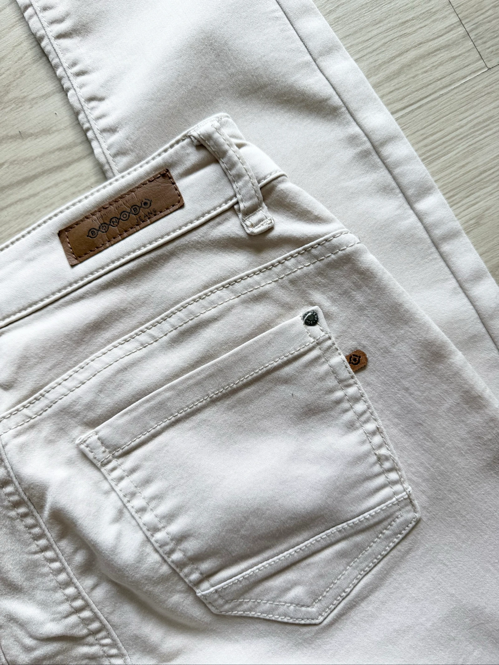 Calça slim skinny bege Bonobo tamanho 34 XS – photo 9